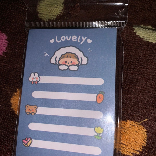 Cute Bear Memo Pads( Sticker Note)| 80 Sheets Kawaii Mini Note Pad - Etsy
