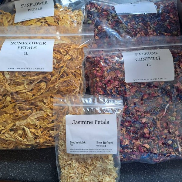 Pick Your Confetti! 30 Types 100% Biodegradable Confetti Petals ...