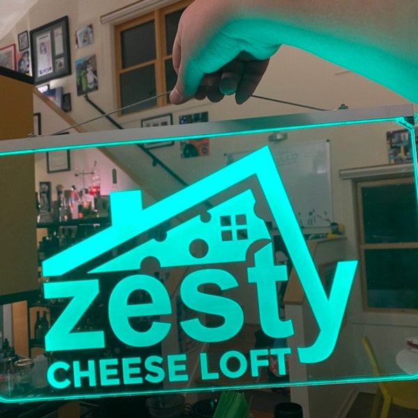 Custom LED Sign, Personalized Multi-color Changing Acrylic Neon Sign ...