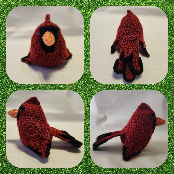 Cardinal Crochet Pattern - Etsy