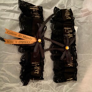 harry potter garter belt Harry Potter Mischief Managed Footprints Lace Bridal Wedding Garter main image 1