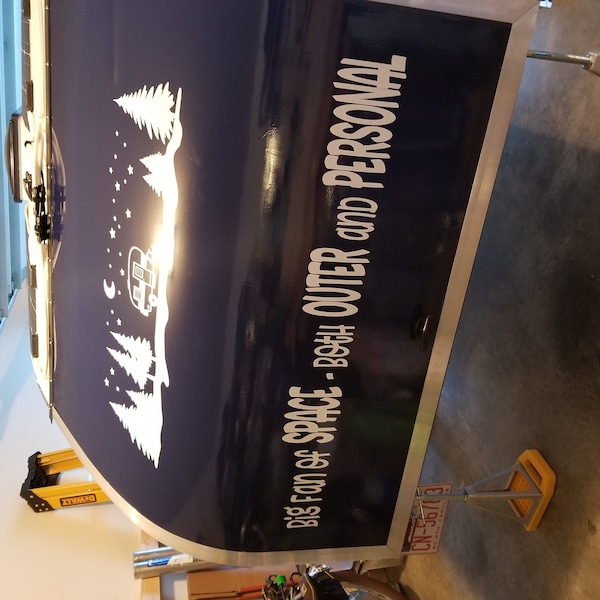 Custom RV Trailer Decals Motor Home and Custom Boat Decal Window Custom ...