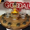Whiskey Flight Tray For Four Glencairn Whiskey Glasses - Made From A