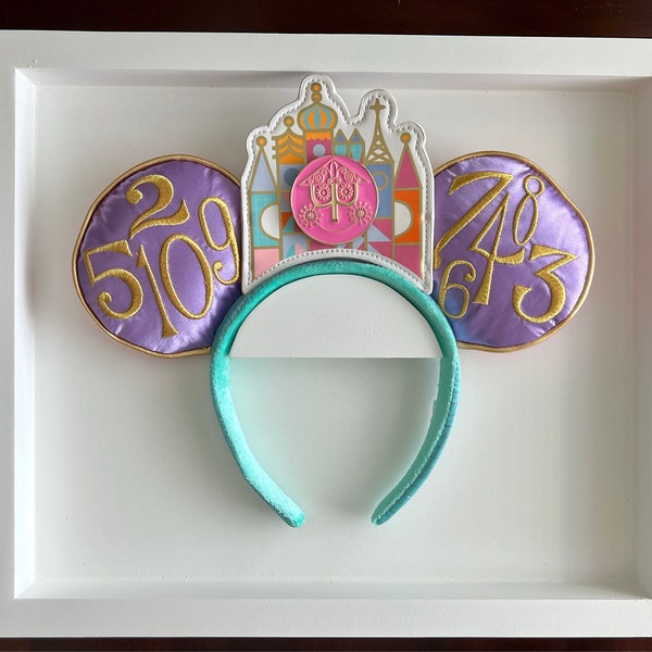 Disney Inspired Mouse Ears Frame With Holder for Ears - Single - Etsy
