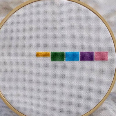 Gay Agenda Pride Lgbtq Funny Modern Cross Stitch Kit Beginner Cross 