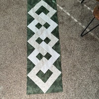 PDF Pattern for Interlocking Squares Table Runner, DIGITAL Pattern ...