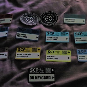 SCP Foundation Secure Access ID Cards Containment Breach 
