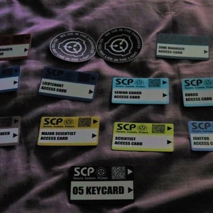 SCP Foundation Secure Access ID Cards Containment Breach 