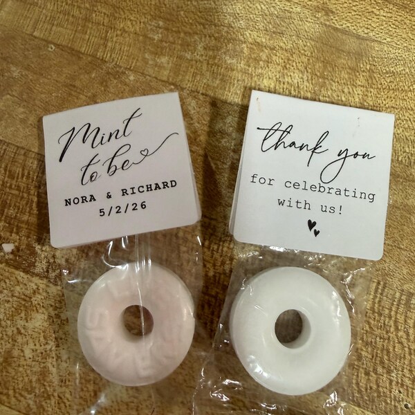 105 Personalized Mint to Be Wedding Favors | Bulk Personalized Party ...