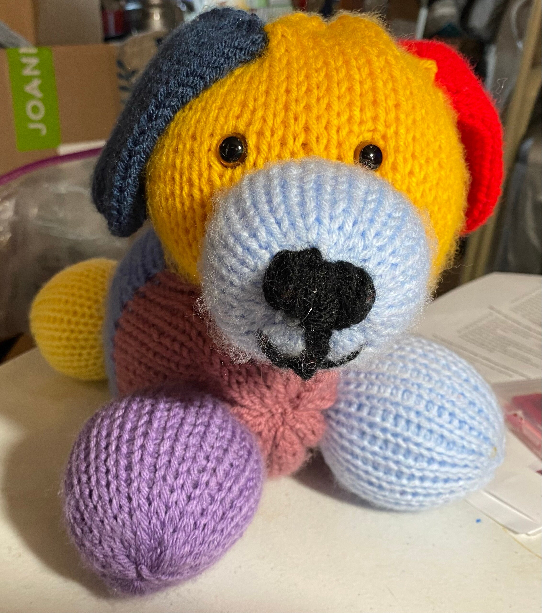 Scrappy Dog Circular Knitting Machine PDF PATTERN | Etsy