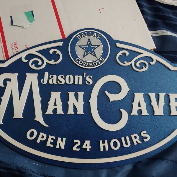 Dallas Cowboys Man Cave Sign - Etsy