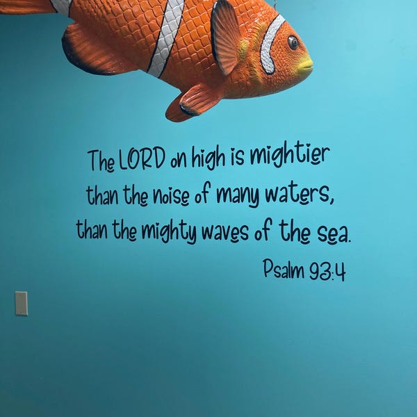 Custom Bible Verse Wall Decal: Personalized Scripture Vinyl Lettering ...