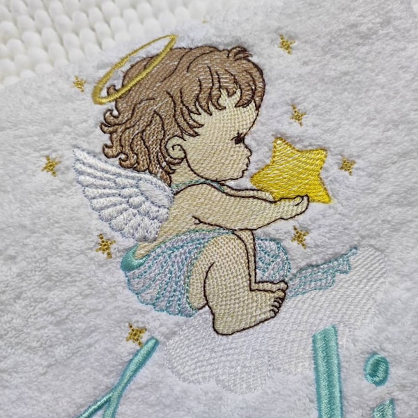 Angel Embroidery Design – Religious Machine Embroidery Pattern (PES) - Etsy