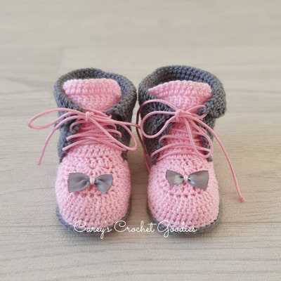 Crochet Baby Shoes Pattern English Patterns Newborn Slippers - Etsy
