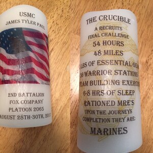 United States Marine Corps USMC Crucible Candle Decal | Etsy