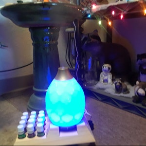 Essential Oil Wall Rack/Hanging Shelf UNIQUE Double Holes | Etsy