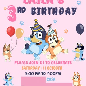 Editable Birthday Invitation Template Digital Birthday Invite - Etsy