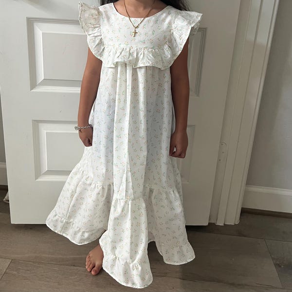 Sweet Jane Ruffle Dress - Girl PDF Sewing Pattern - Instant Download - Etsy