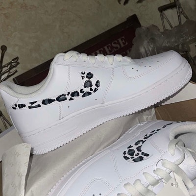 tan and cheetah air force 1