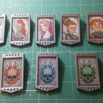Health Tracker/ HP Counter for Rpgs Like D&amp;D Dnd Dungeons - Etsy