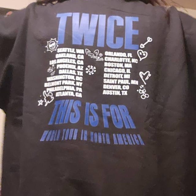 Twice This is for World Tour Part 2 T-shirt, Four Twice Shirt