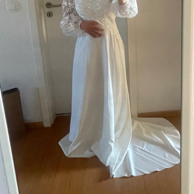 JiAmy Vestito Per Ragazza Con Scollo Quadrato E Maniche A Lanterna – Doppio Strato – Primavera/Autunno