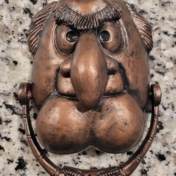 NEW Waldorf & Statler Marley and Marley Muppets Christmas Carol Door Knocker Replica Etsy