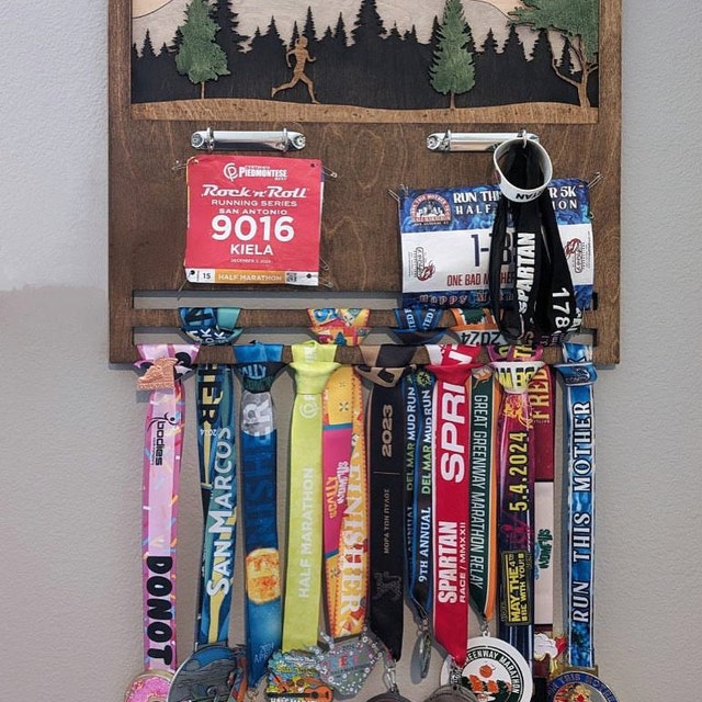 Running Medal Holder Race Medal Display Running Medal Hanger