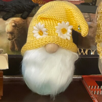 Daisy Sunflower Gnome, Spring Summer Gnome, Mothers Day Gnome. Slouchy ...