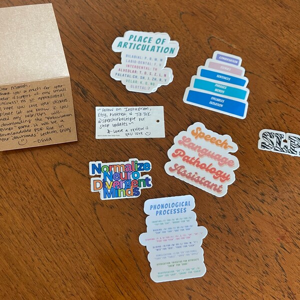 Place of Articulation Speech Therapy Glossy Sticker - Etsy