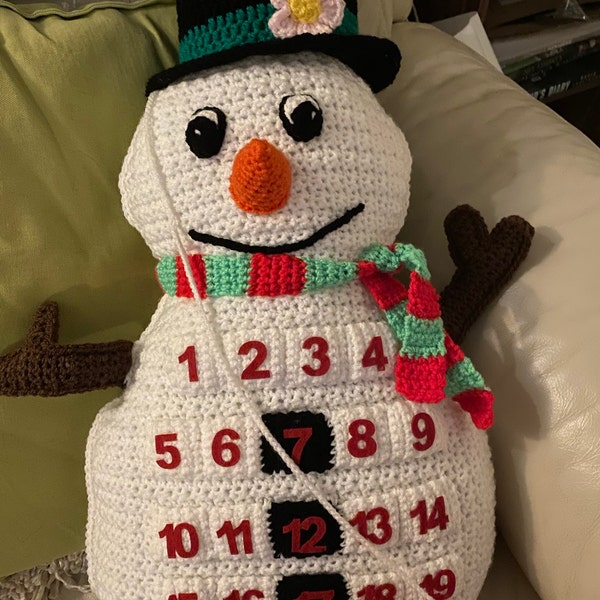 Red Felt Advent Calendar Numbers, Self Adhesive DIY Christmas Countdown ...