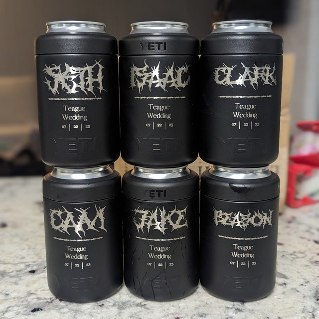 Custom Engraved Yeti Colster For Groomsmen - Set of (1) — Simply Yours By  Marcy