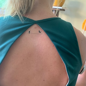 Birds on A Wire Temporary Tattoo (set of 3) - Etsy