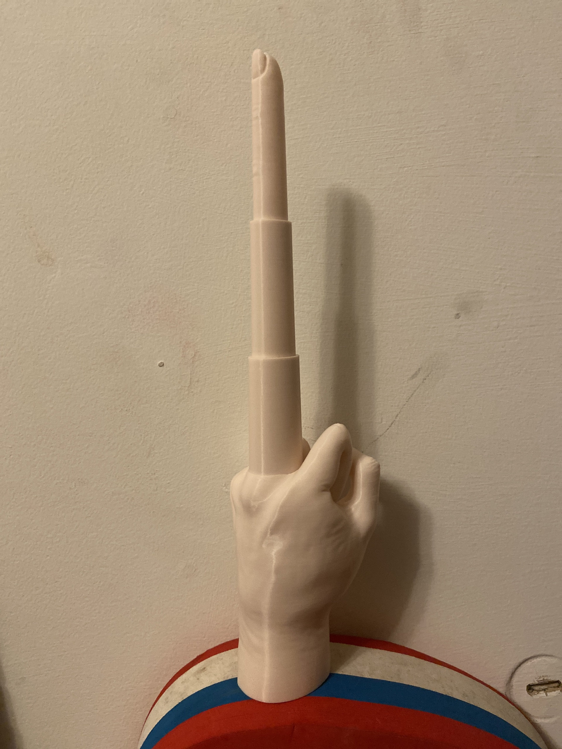 Collapsing Middle Finger | Gag Gift | Desk Toy | Fun Fidget Toy | Stocking Stuffer | 3D Printed