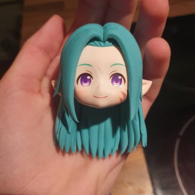 オビツ11ボディ用カスタムねんどろいどドールヘッド：アニメ、ゲーム