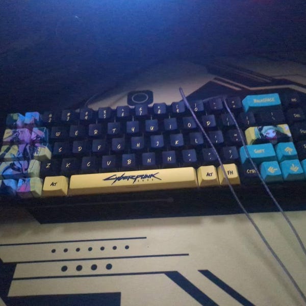 Programmer Style Keycap Set, 148 Keys PBT Cherry Profile, Mechanical ...