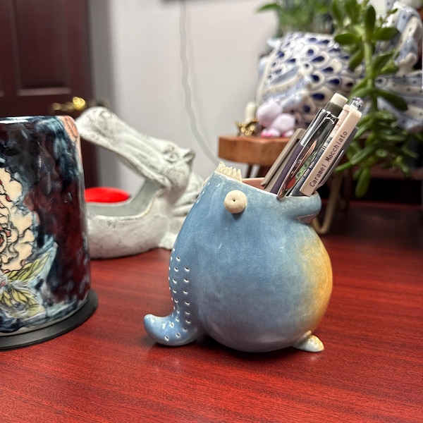 Ceramic Handmade Pencil Holder - Etsy