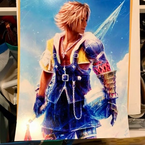 ティーダ ファイナルファンタジーX - 限定版ファインアートプリント