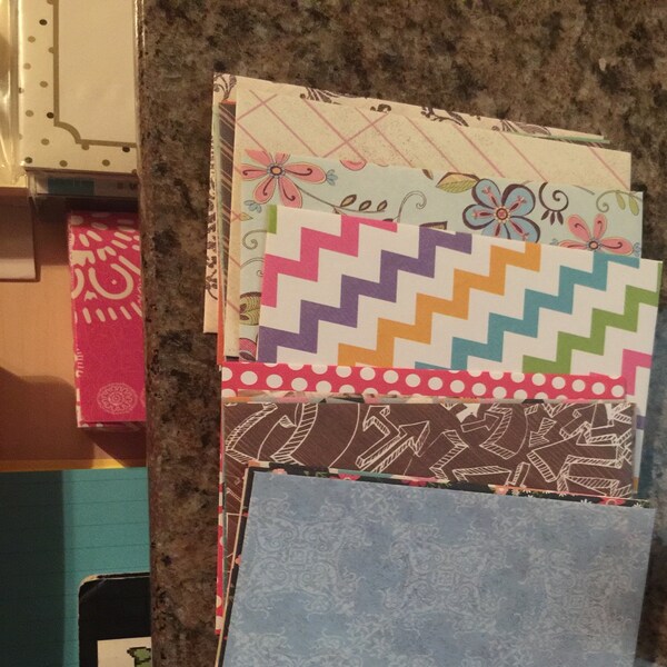 Assorted Envelopes - Set of 10 // Patterned Envelopes // Blank Cards ...