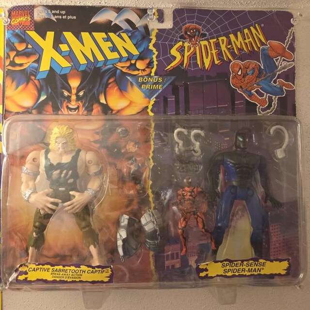 Vintage 1996 Toybiz Comics Spiderman Venom Lasher Action Figure