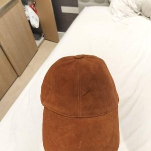 Genuine Leather Suede Cap Women\'s One Size Amazon.com: BOONJOVIA Unisex Genuine Suede Leather Baseball  main image 4