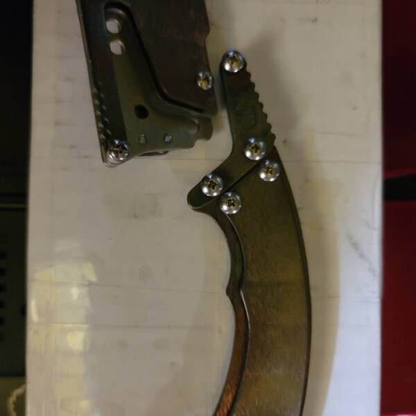 Karambit Utility Knife Fixed Blade Razor Unique Custom Stainless Steel ...