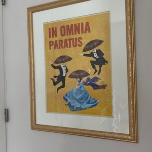 In Omnia Paratus Poster Vintage Retro Style Inspired By Etsy