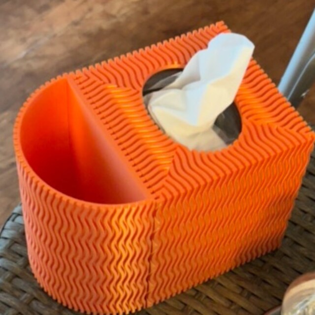 Tissue Box Cover With Detachable Side Waste Can - Etsy