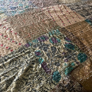 Vintage Handmade Patchwork Quilt - Etsy