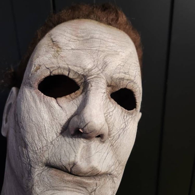 マイケル・マイヤーズ　マスク　映画　ハロウィン　プロップ　レプリカ　等身大 マイケル・マイヤーズ マスク 映画 ハロウィン プロップ