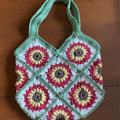 Crochet Bag Pattern Granny Square Crochet Pattern Crochet - Etsy