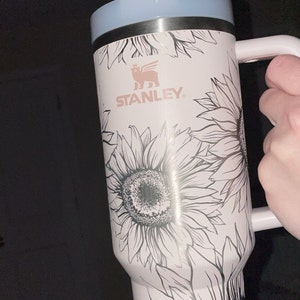 外国　特大　カラー ひまわりの刻印入りスタンレー クエンチャー H2.0 フローステート