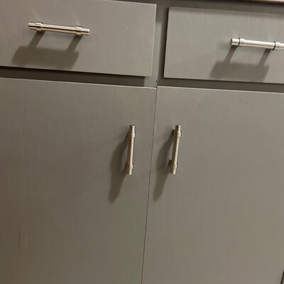 Modket Brushed Nickel Modern Kitchen Cabinet Handles Pulls - Etsy