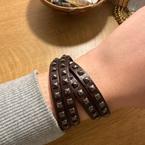 アンダーカバー PYLAMID STUDS LEATHER BRACELET Amazon.com: Edgda Punk Rock Pyramid Rivet Studded Wristband